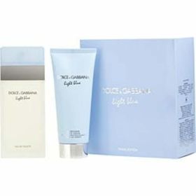 D & G Light Blue By Dolce & Gabbana Edt Spray 3.3 Oz & Body Cream 3.3 Oz (travel Offer) For Women
